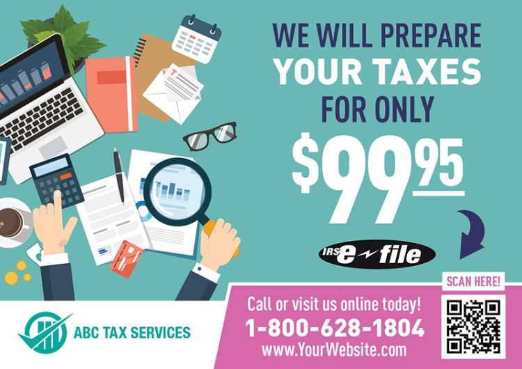 22 Brilliant Tax Preparation Direct Mail Postcard Templates for