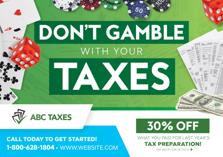 Tax Preparer Postcard