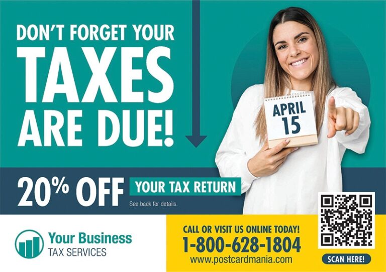 Tax Return Postcard