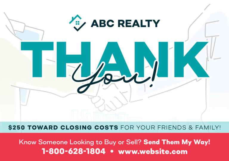 Thank You Postcard Marketing