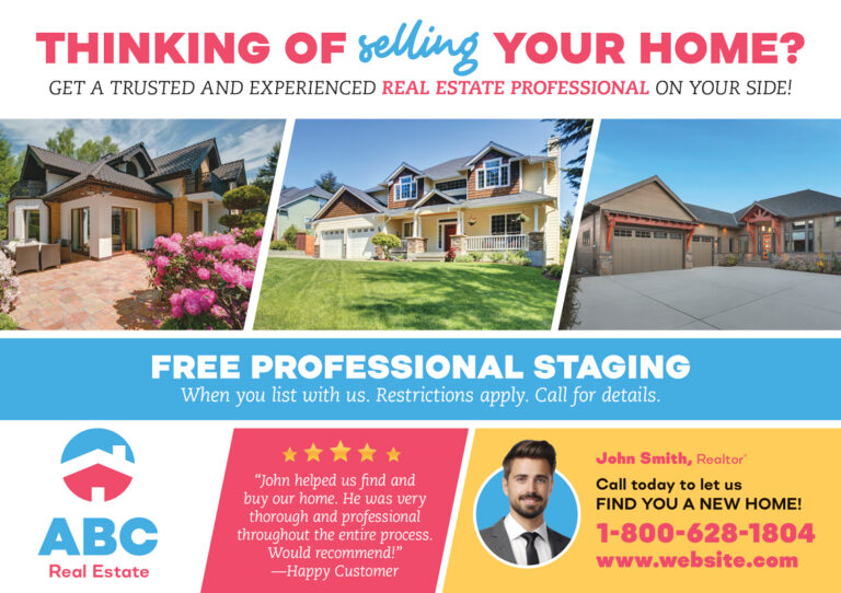 Thinking of Selling Real Estate Postcards