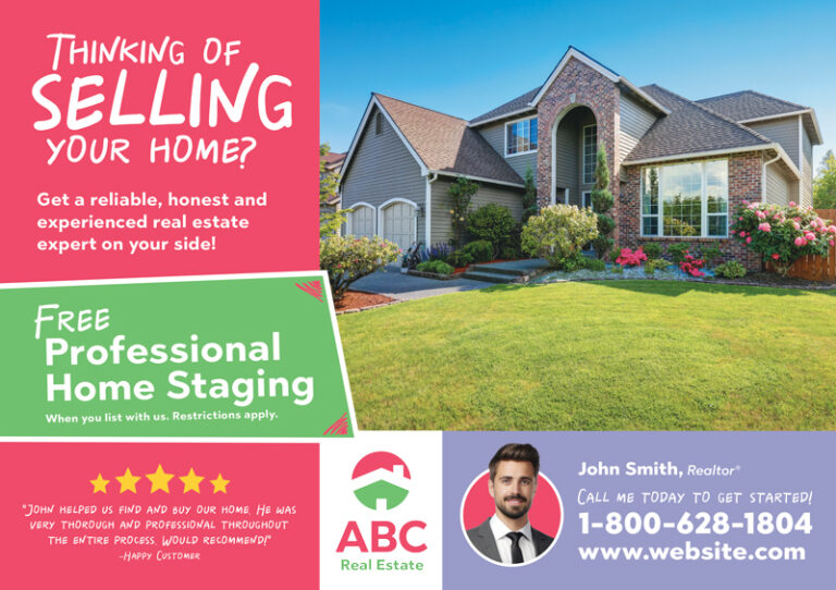 Thinking of Selling Real Estate Postcards