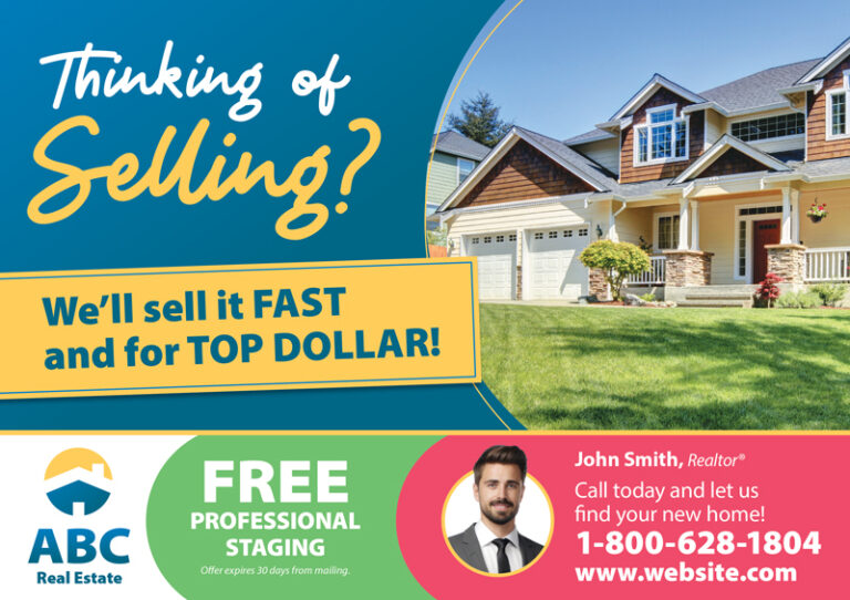 Thinking of Selling Your Home Postcards