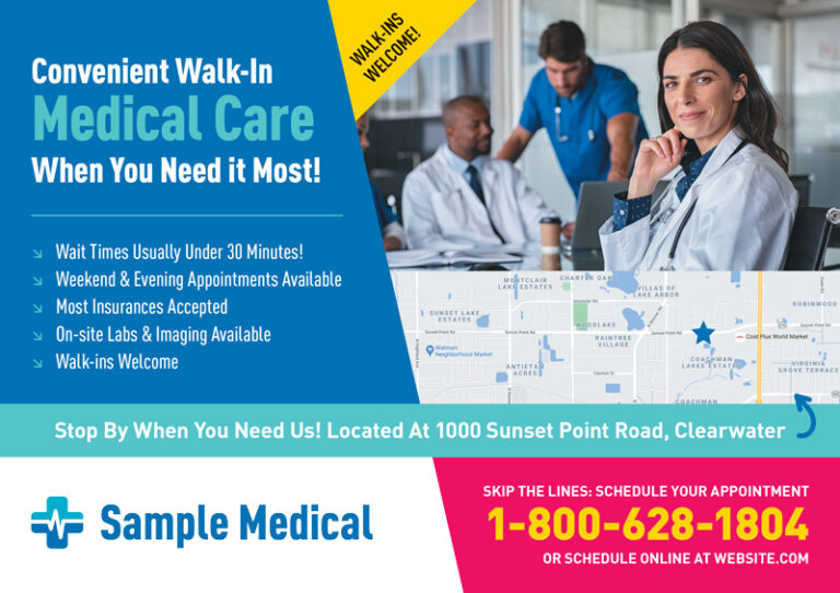 Urgent Care Clinic Mailer