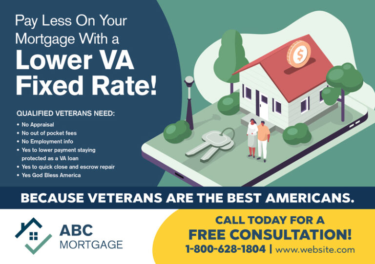 VA Loan Mortgage Marketing Idea