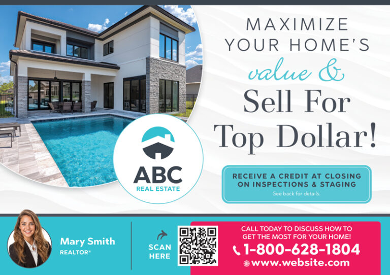 Variable Data Real Estate Postcards