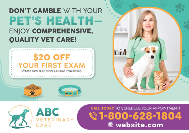 Vet Postcard Design