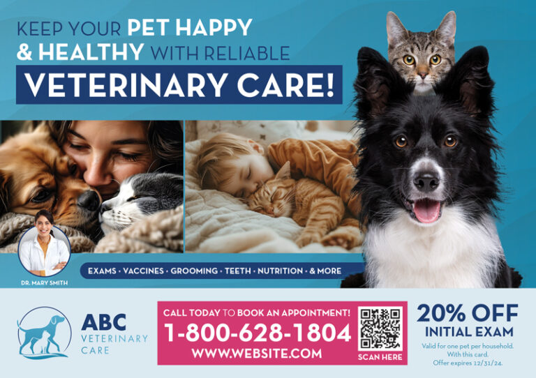 Veterinarian New Mover Postcard