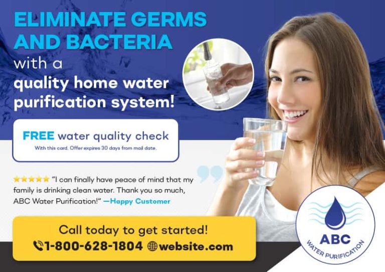 Water Purification Postcard Idea