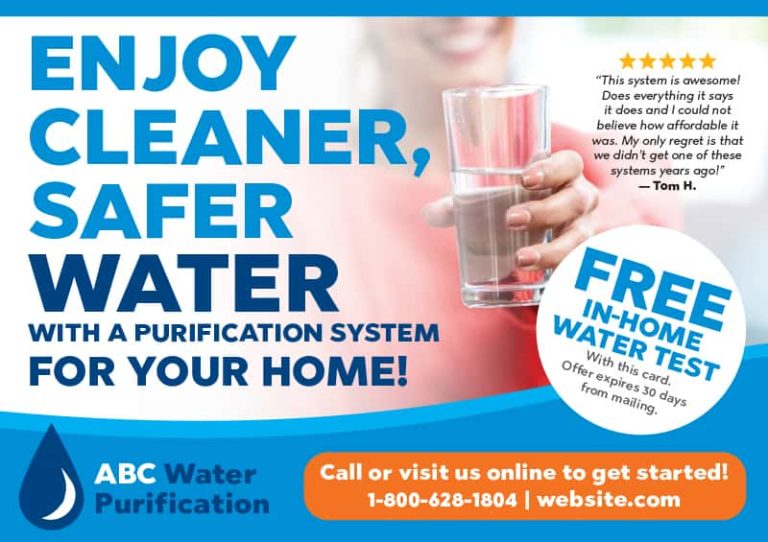 Water Purification System Marketing