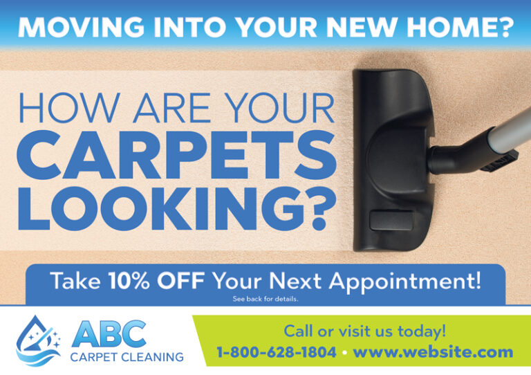 Welcome to the Neighborhood Carpet Cleaning Postcard