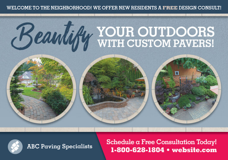 Welcome to the Neighborhood Landscaping Postcard