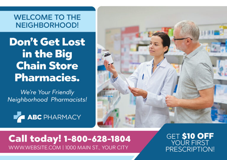 Welcome to the Neighborhood Pharmacy Postcard