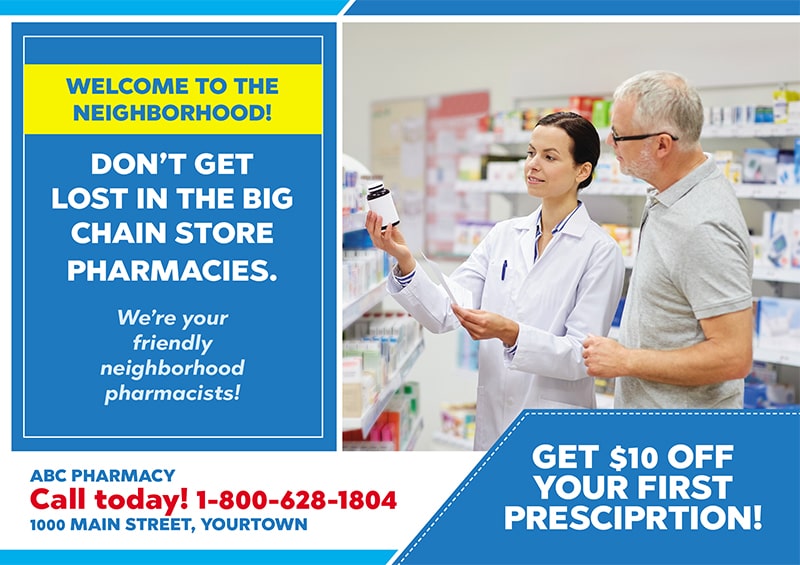 Welcome to the Neighborhood Pharmacy Postcard