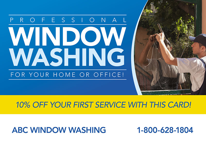 Window Washing Advertising Materials