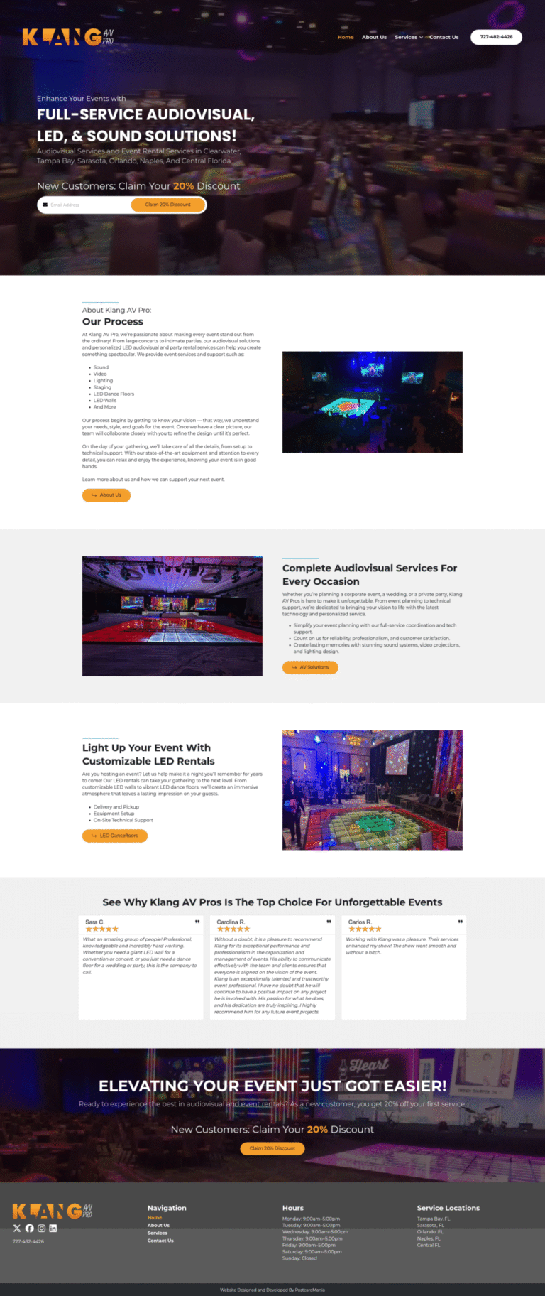 klangusa.com website preview