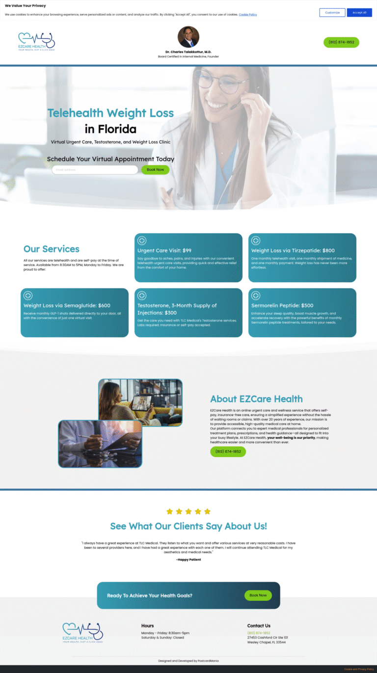 mymaildeals.com/ezcarehealth website preview