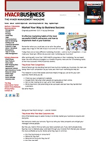 Market Your Way to HVAC Business Success