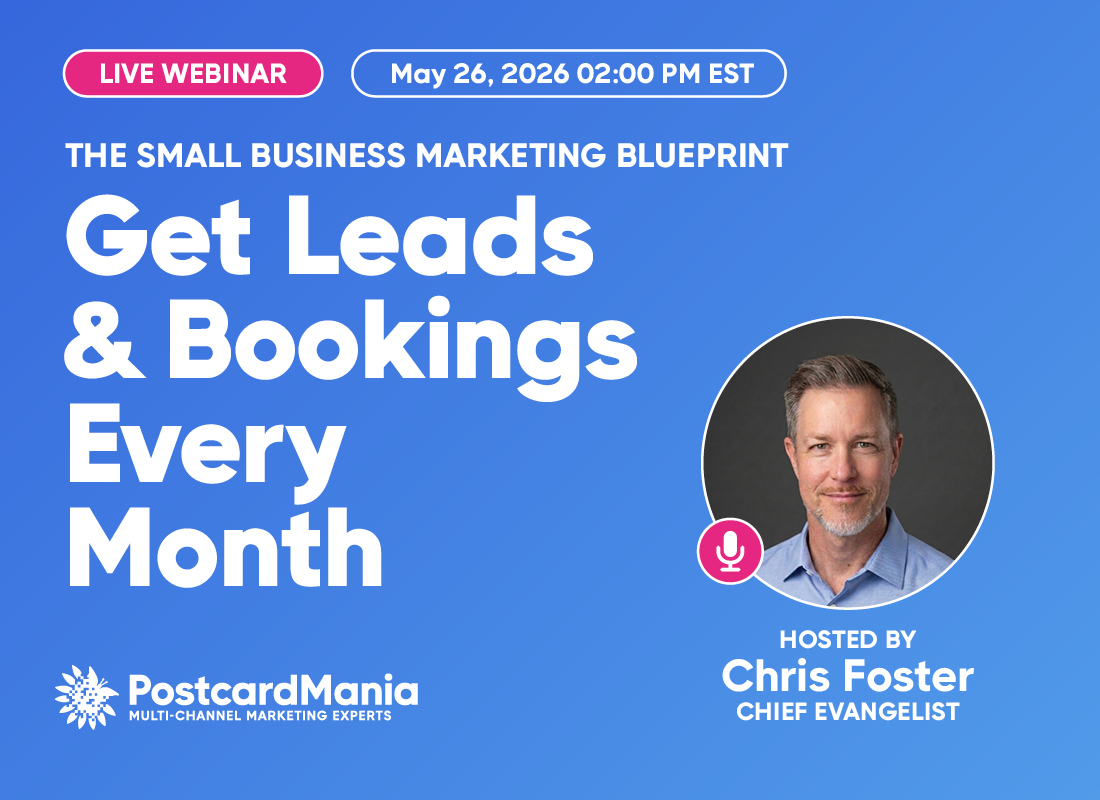 Webinar – The Small Business Marketing Blueprint: Get Leads and Bookings Every Month