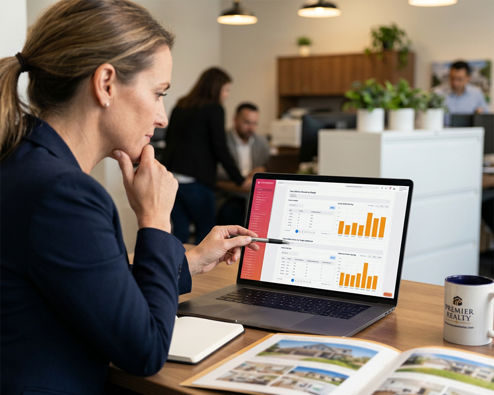 Website-to-mailbox prospect follow-up campaign analytics