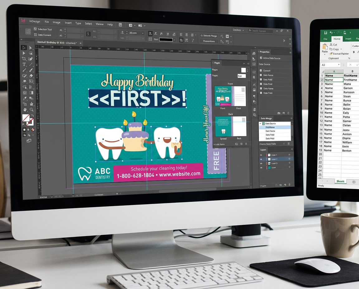 In-house design services for personalized automated birthday cards