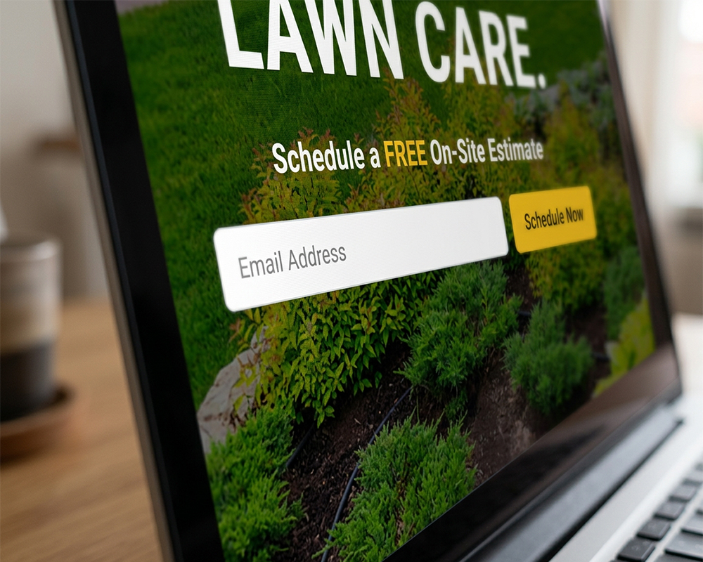 Landing page design services