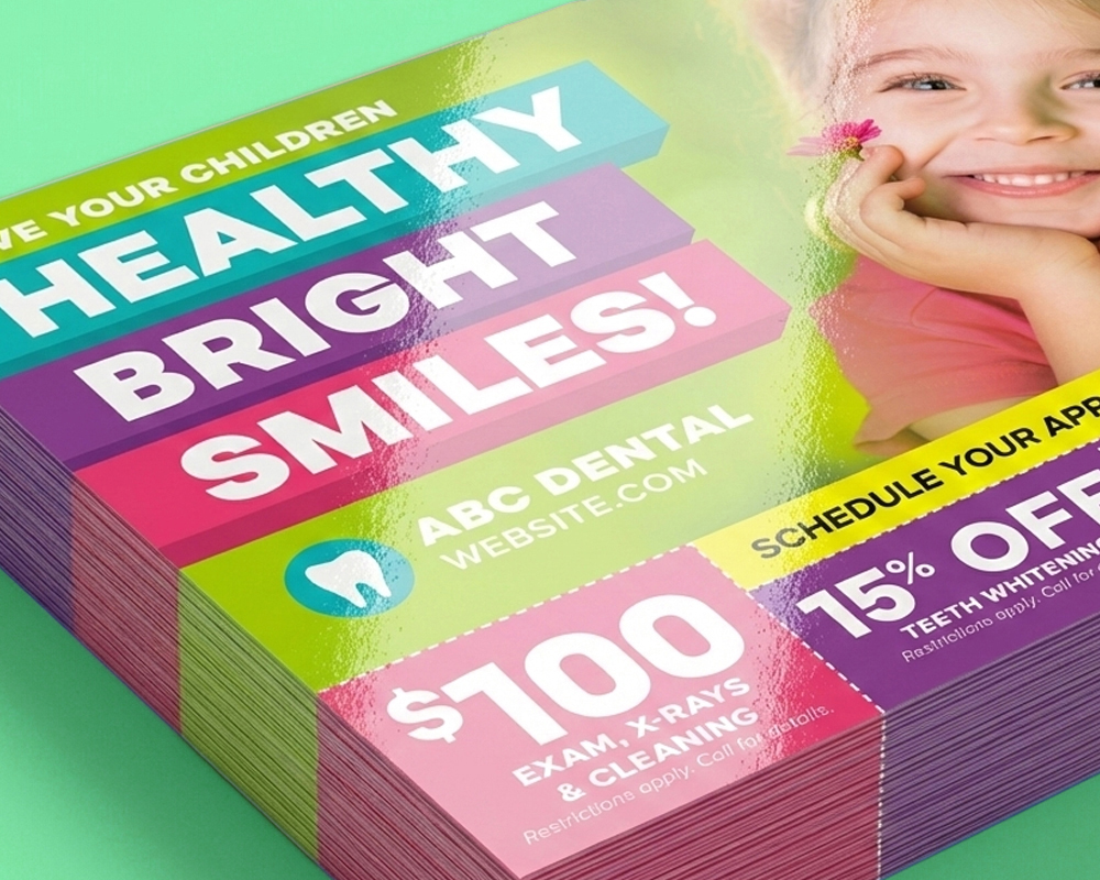 glossy beautiful postcards