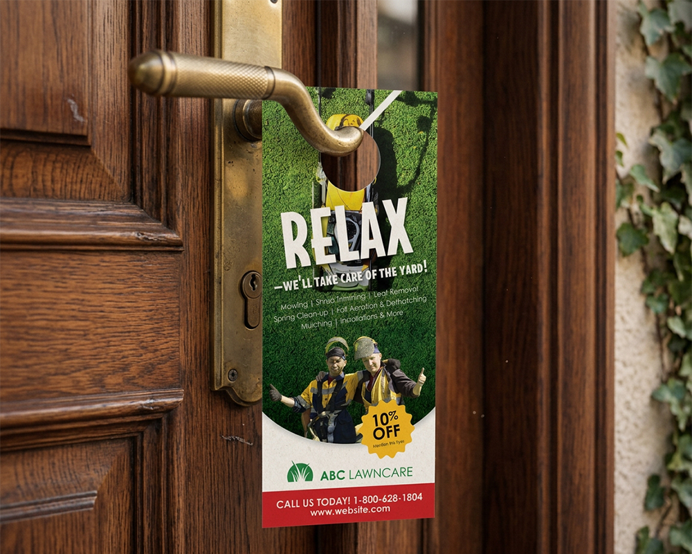 Door hanger example