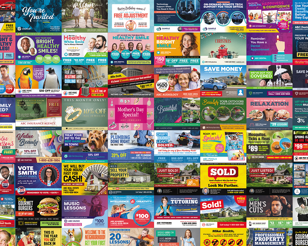 Direct Mail Design Templates