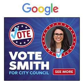 Everywhere Political Campaign Targeted Google Ads