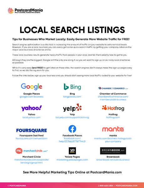 How to Get More Local Search Traffic to Your Website report cover