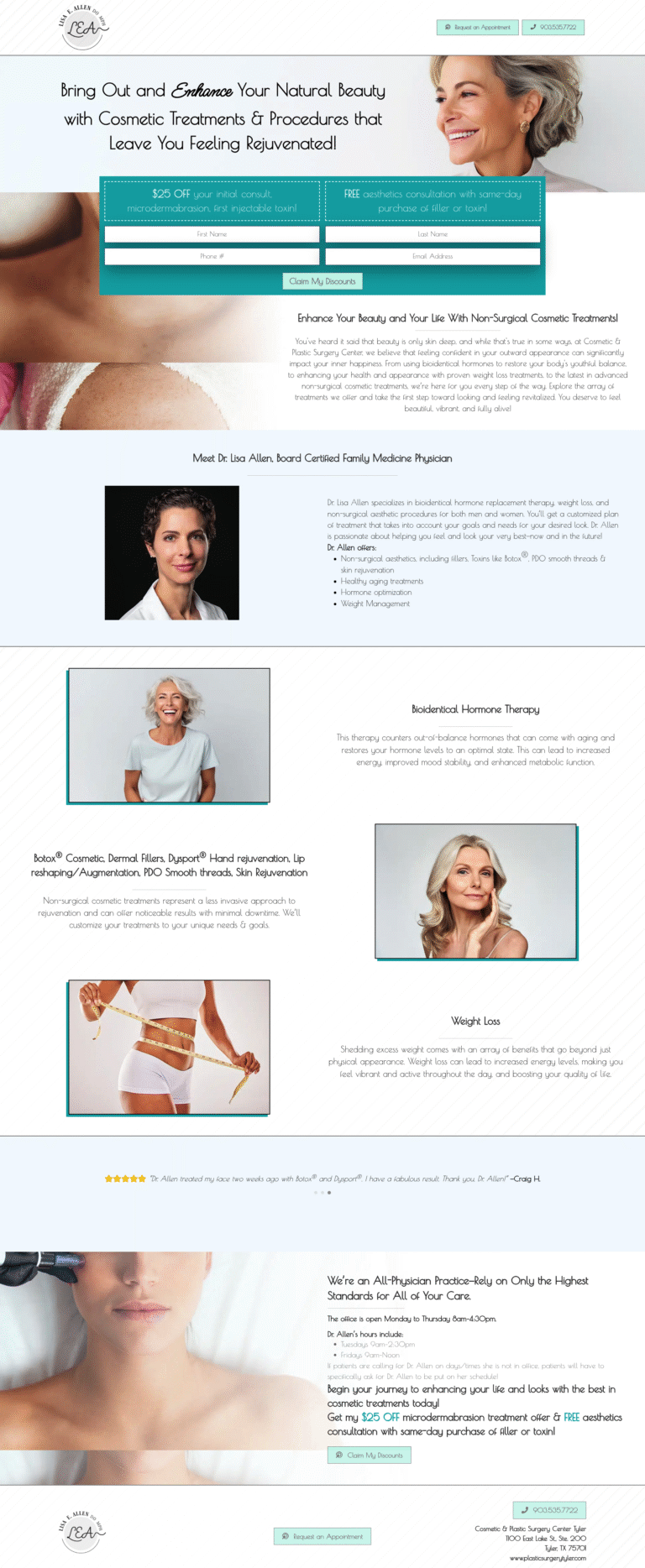 drlisaallen.com website preview