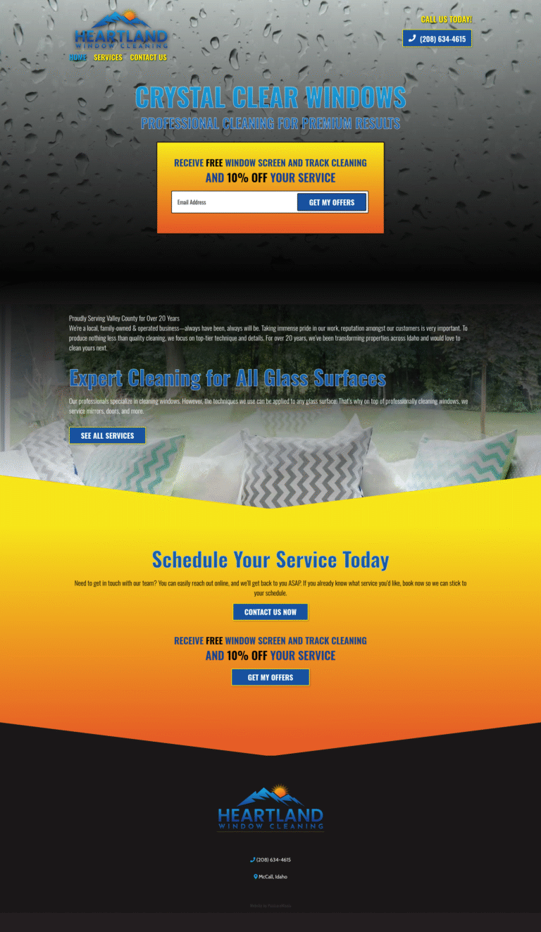 heartlandwindowcleaning.com website preview