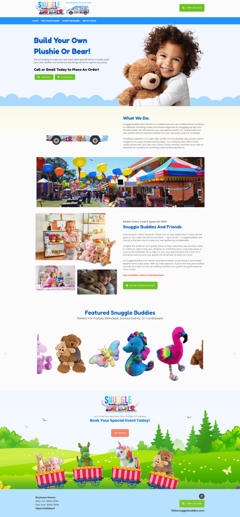 littlesnugglebuddies.com website preview