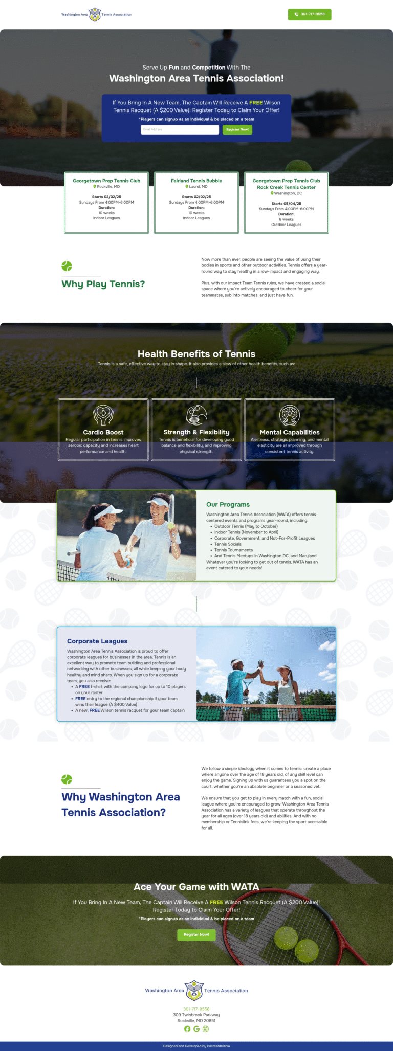 playtennis.watatennis.org website preview