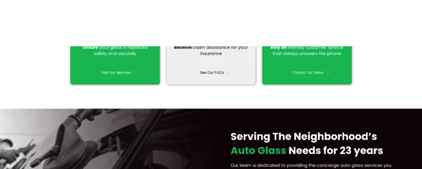 xtremeautoglass.com website preview