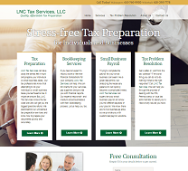 Tax Services Website Design